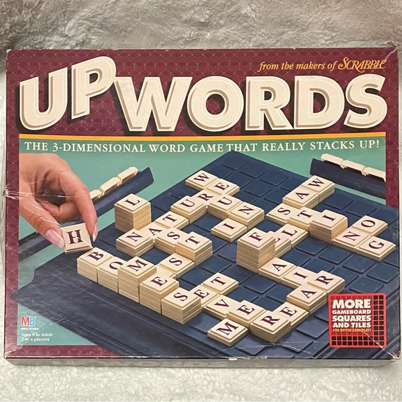 UpWords 1997 Board Game - Picture 1 of 6